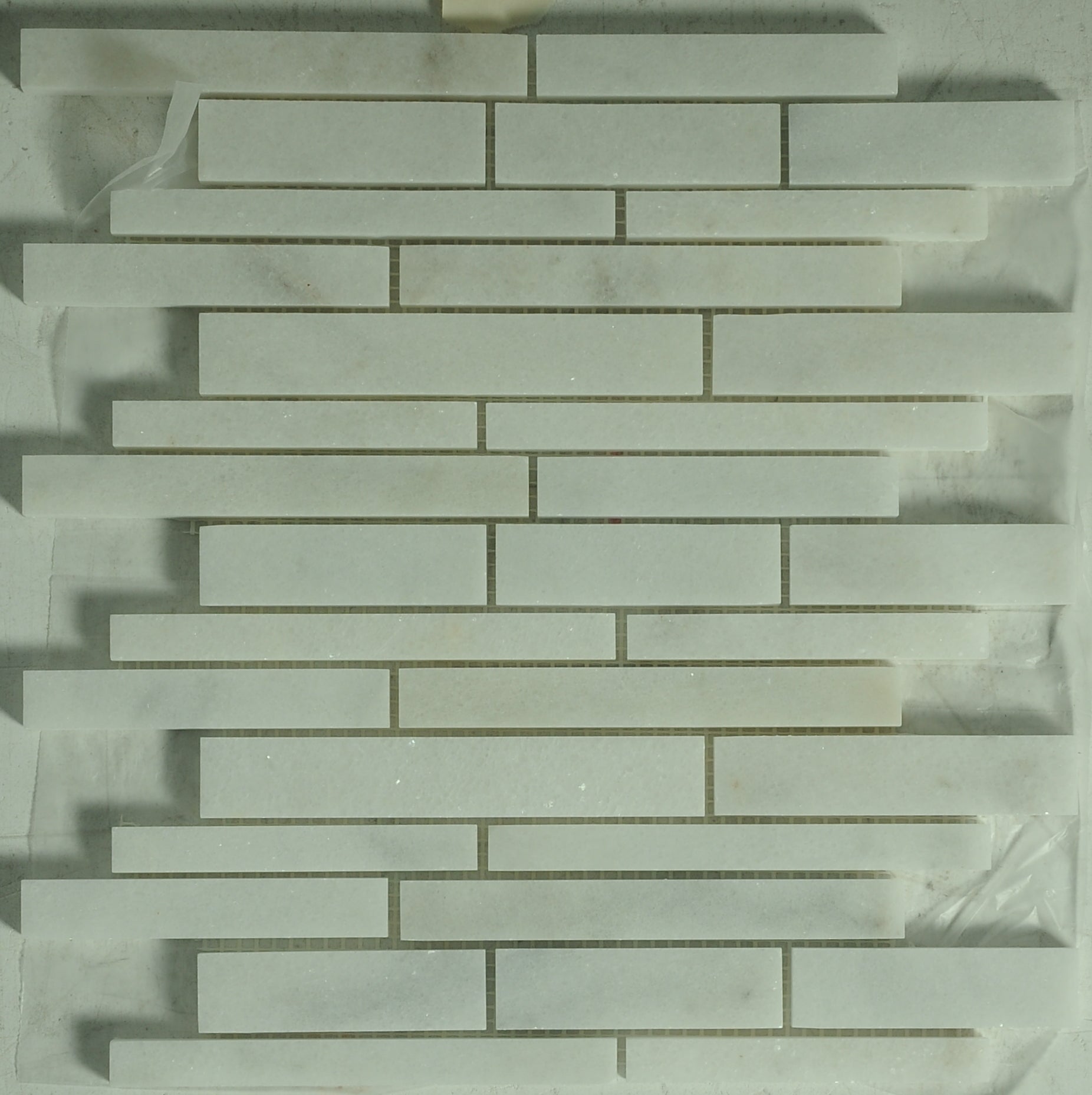 Pearl Linear Marble Polished Mosaic Tile