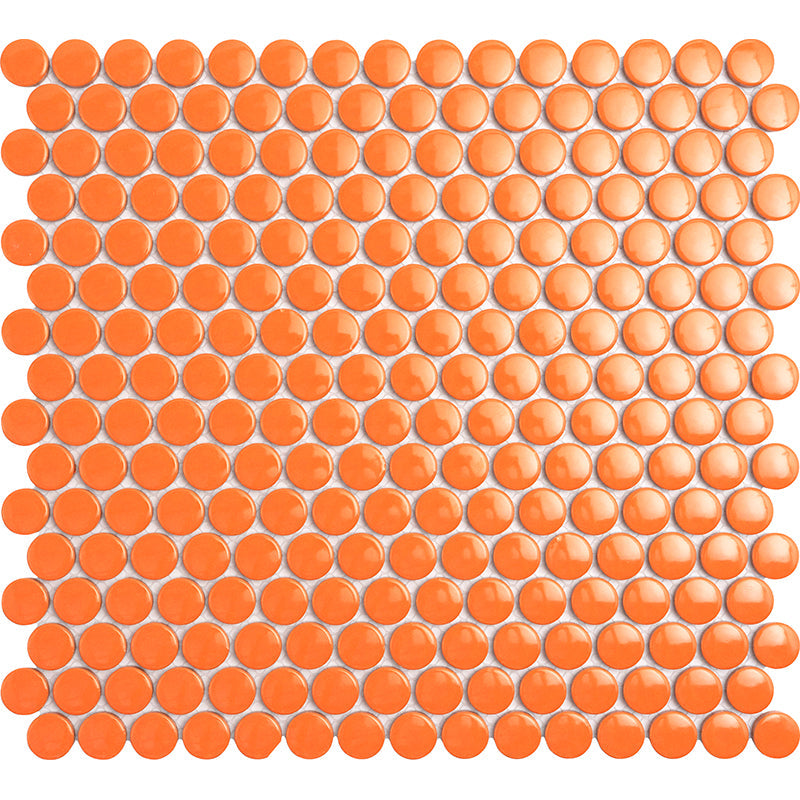 SOLAR FLARE PENNY ROUND MOSAIC TILE - Onlinetileshop.com