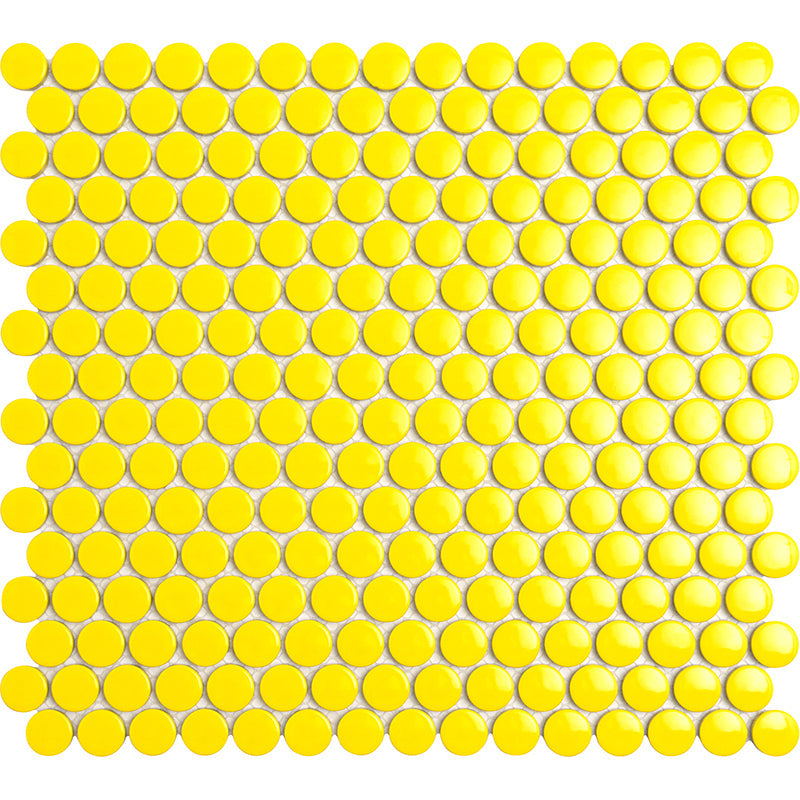 SUN PENNY ROUND MOSAIC TILE - Onlinetileshop.com