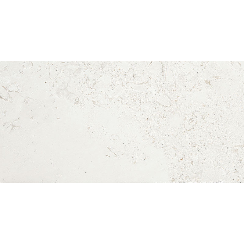 Mediterranean Seashell Brushed Limestone Tile 24x48