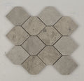 Thala Grey Stretch Hexagon Limestone Mosaic Tile