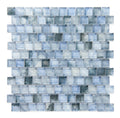 Crystal Aqua Stromboli Sky Blue Glass Mosaic Tile