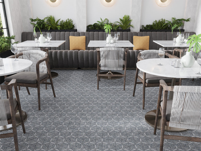 SAN ZACCARIA Terrazzo, Dolomite Mix Mosaic Tile - stoneandtiledepot.com
