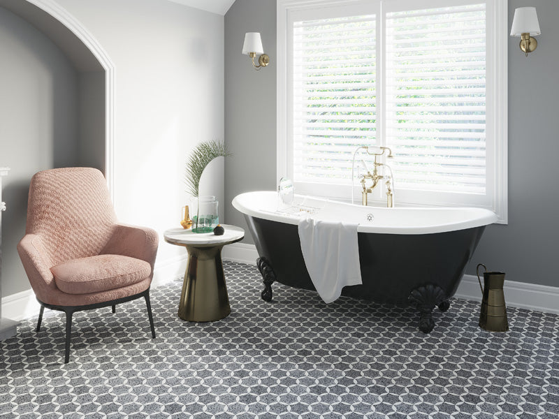 AQUILEIA Terrazzo, Dolomite Mix Mosaic Tile - stoneandtiledepot.com