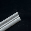 White Carrara Marble 1.5x12 Polished Ogee Edge