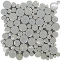 ALASKA GLACIER CRACKLE glass, ceramics Mosaic Tile.