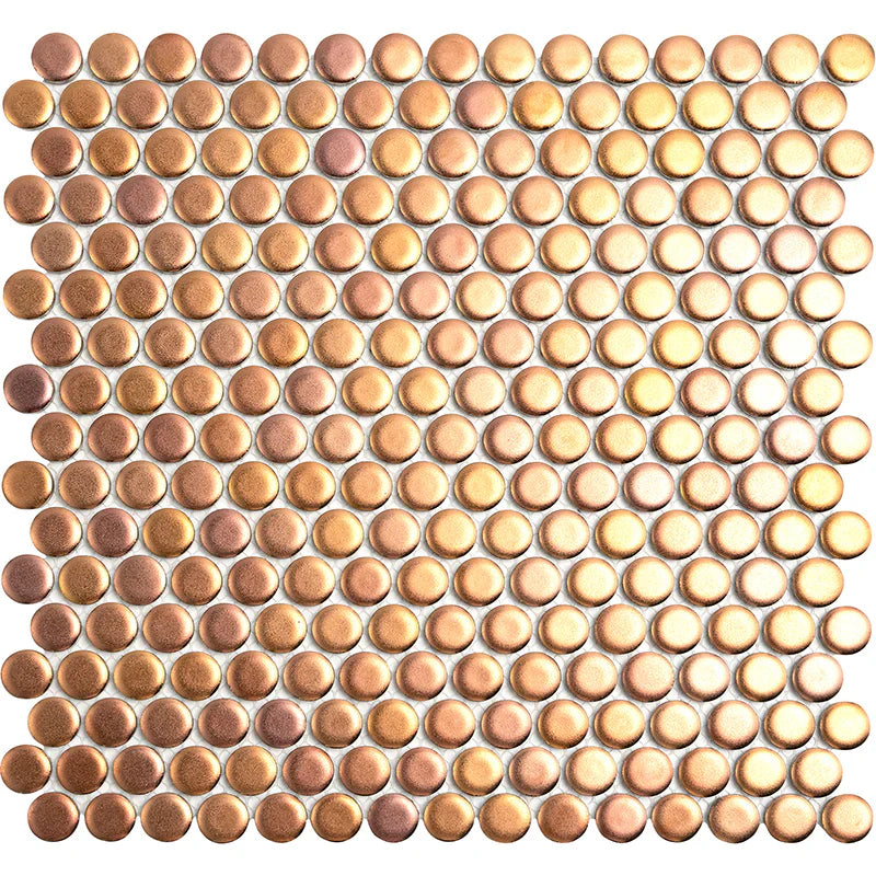 ANDROMEDA PENNY ROUND MOSAIC TILE - Onlinetileshop.com