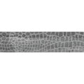 ARTISTIC ETCHED ALLIGATOR SILVER GRAY Limestone Mosaic Tile.