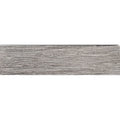 Artistic Etched Waves Wooden Gray Wooden Gray Porcelain Tile.