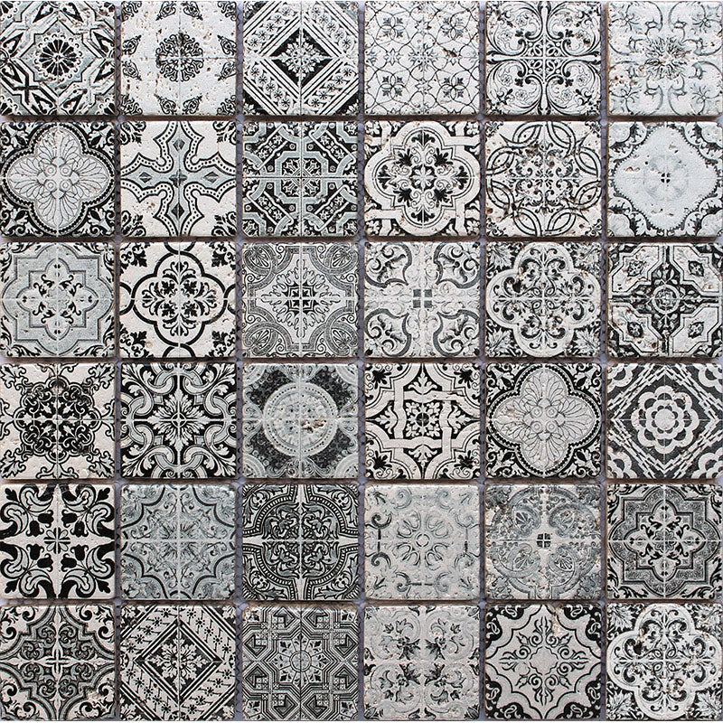Artistic Festival 3 Travertine Mosaic Tile.