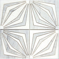 ARTISTIC OTANNATO WHITE DOLOMITE/ ICE GREY Surface: HONED Mosaic Tile.