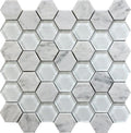 Bali Mantra Carrara Bianco Carrara/ Glass Mosaic Tile.