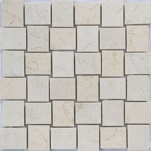 Bali Sumatra Crema Crema Marfil Mosaic Tile.