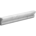 Bianco Caldo Marble 2x12 Polished Crown Molding.