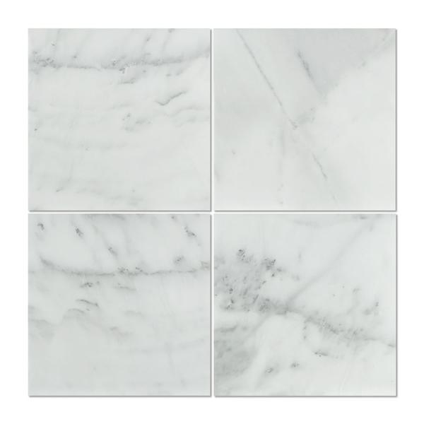 Bianco Mare 24x24 Honed Marble Tile
