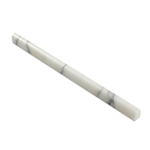 Calacatta Gold Marble 1/2x12 Honed Bullnose Liner.
