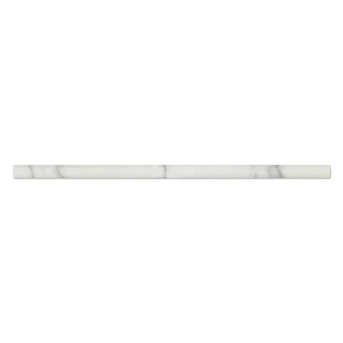 Calacatta Gold Marble 1/2x12 Polished Bullnose Liner.