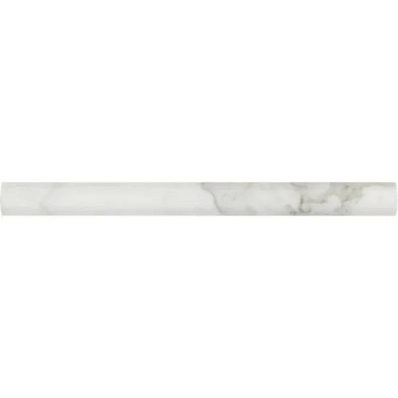 Calacatta Gold Marble 3/4x12 Polished Bullnose Liner.