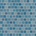 Carribean Reef 1x1 Staggered Glass Mosaic Tile.