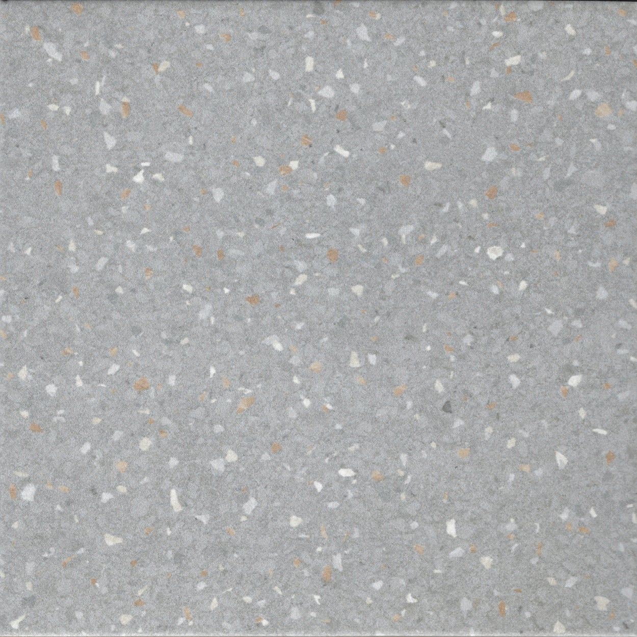 Casablanca Terrazzo Fun Gray 8x8 Porcelain Tile.