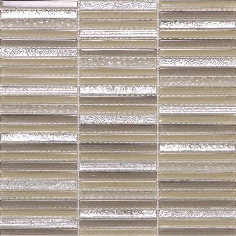 CASCADES PIZZAZ glass Mosaic Tile.