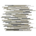 CASCADES WISP glass, metal Mosaic Tile.