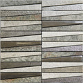 CITYSCAPE LAYERS QUARTZ glass, stone Mosaic Tile.