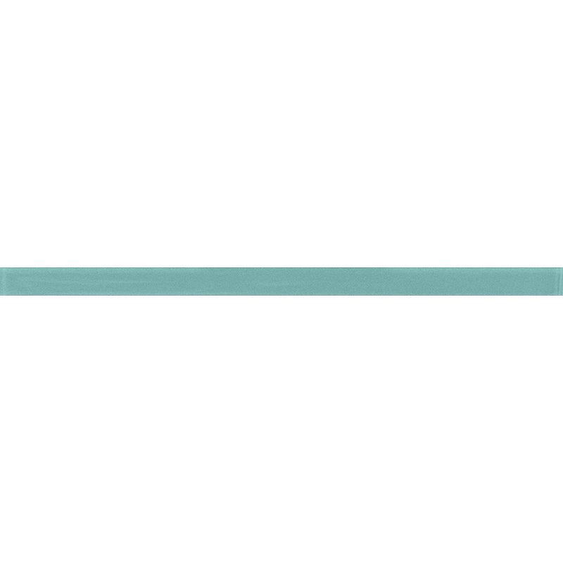 COLOR PALETTE AQUA MATTE FLAT LINER glass Mosaic Tile.