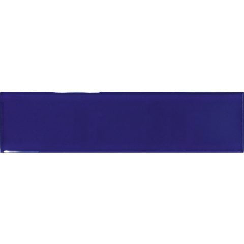 COLOR PALETTE COBALT BLUE GLOSS glass Mosaic Tile.