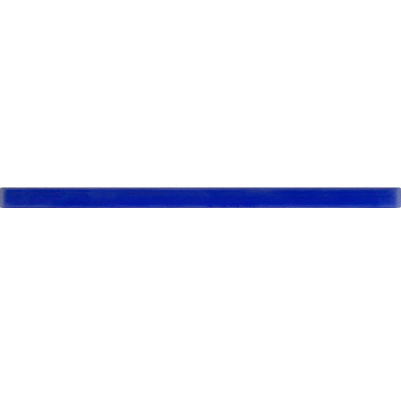 COLOR PALETTE COBALT BLUE MATTE FLAT LINER glass Mosaic Tile.