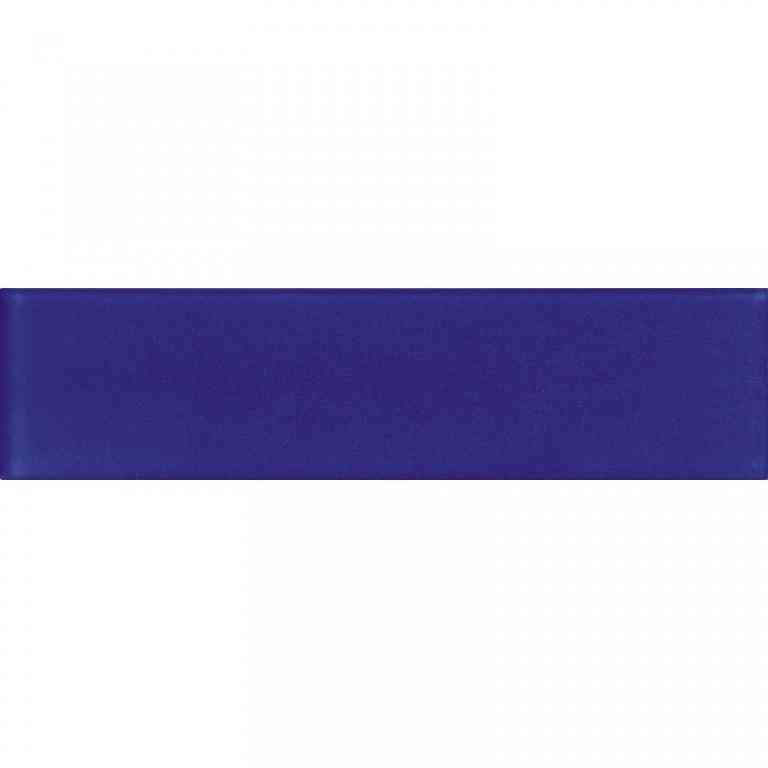 COLOR PALETTE COBALT BLUE MATTE glass Mosaic Tile.