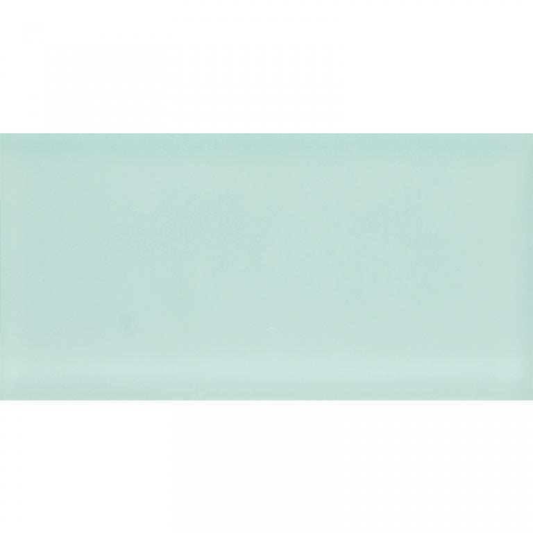 COLOR PALETTE ICE MATTE glass 3x6 Mosaic Tile.