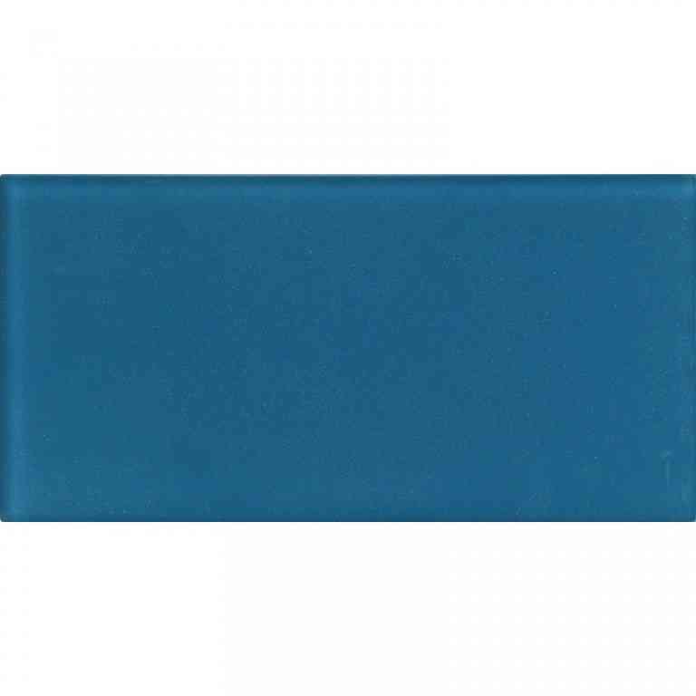 COLOR PALETTE LAGUNA MATTE 3x6 glass Mosaic Tile.