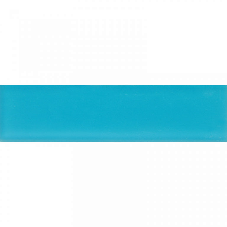 COLOR PALETTE TURQUOISE CLOUD MATTE glass Mosaic Tile.
