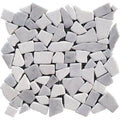 Dc Metro Rock Creek Thassos / Bianco Carrara Mosaic Tile.