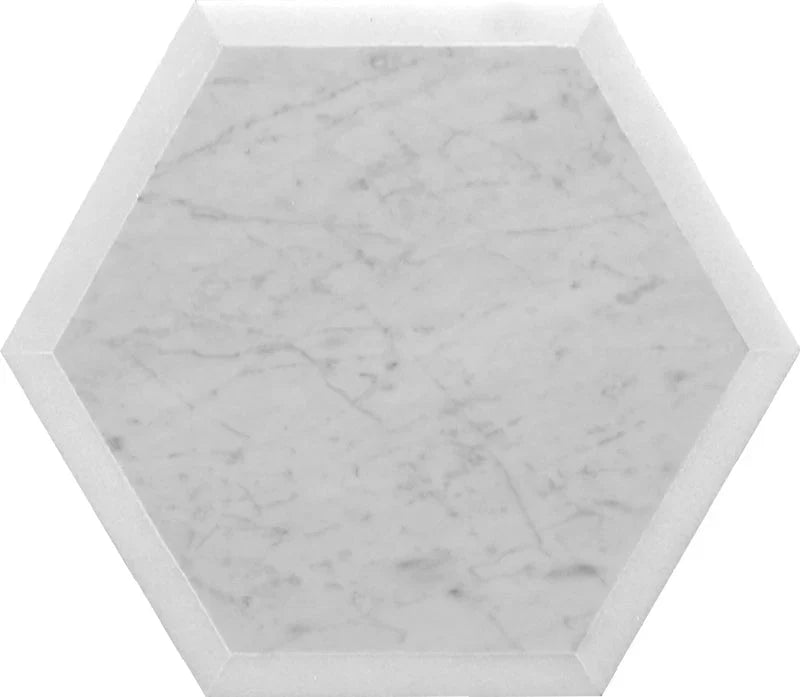 Dc Metro Tacoma Park Carrrara Grey/ Thassos White Mosaic Tile.