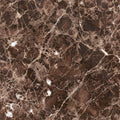 Emperador Dark Spanish Marble 4x4 Polished Tile.