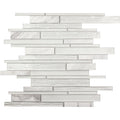 Hawaii Falling Water Pearl Glass, Stone Mosaic Tile.