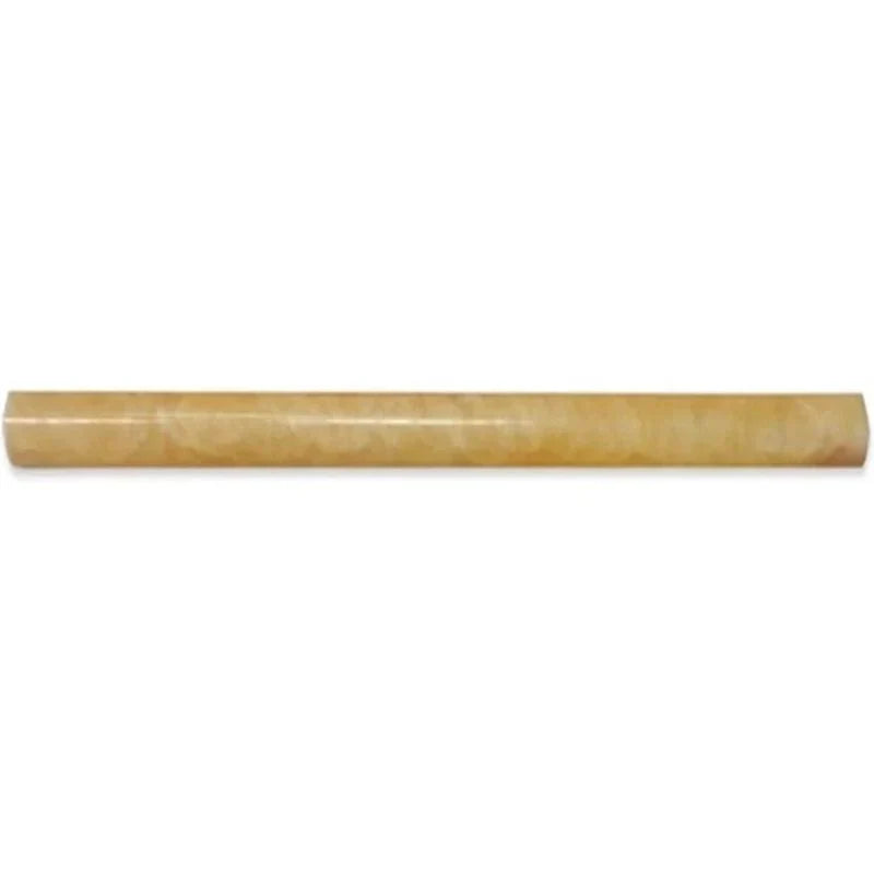 Honey Onyx 1/2x12 Polished Pencil Liner.