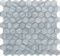 ICELAND ALDA HEx Glass Mosaic Tile.