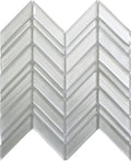 ICELAND NORDIC CHEVRON Glass Mosaic Tile.