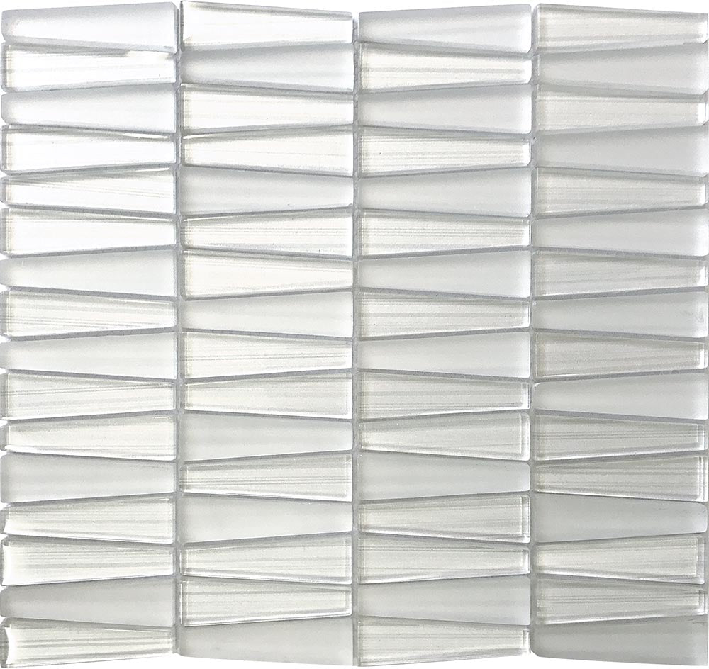 ICELAND NORDIC TRAPEZIUM Glass Mosaic Tile.