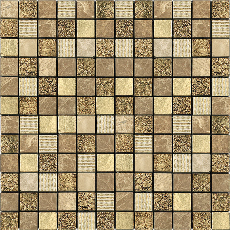 INKA TUSCANY glass, resin, stone Mosaic Tile.