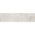 Ivory Travertine 6x24 Combed Brushed Ledger Panel.