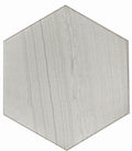 Legend Blanco 8x9 Hexagon Porcelain Tile.