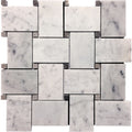 Marbella Old Town Bianco Carrara / Eastern Beige Mosaic Tile.