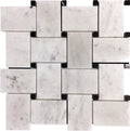 Marbella Old Town Nero Bianco Carrara / Eastern Black Mosaic Tile.
