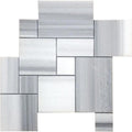 Marmara Marble Mini Pattern Polished Mosaic Tile.