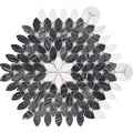 MICRONESIA KIRIBATI Wood Black, Dolomite Mosaic Tile.