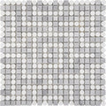 MICRONESIA KOSRAE Lais Gray, Dolomite Mosaic Tile.